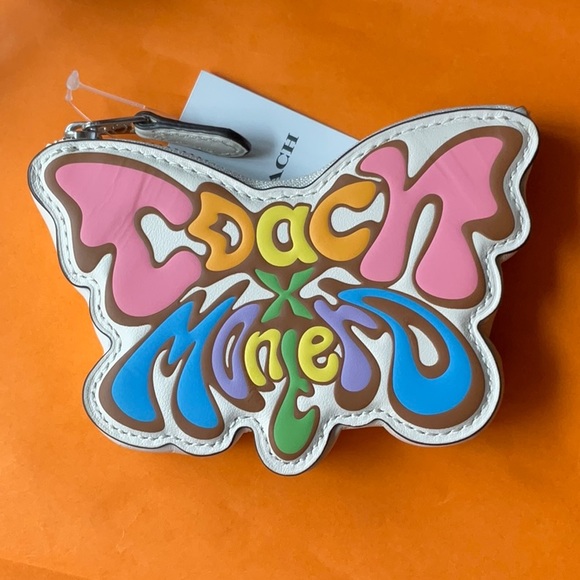 🦋 COACH X LIL NAS BUTTERFLY COIN CASE 🦋 NWT 🦋 - Picture 8 of 16